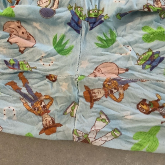 Little Sleepies OG Toy Story Pajamas - Blue and Green - Picture 2 of 2